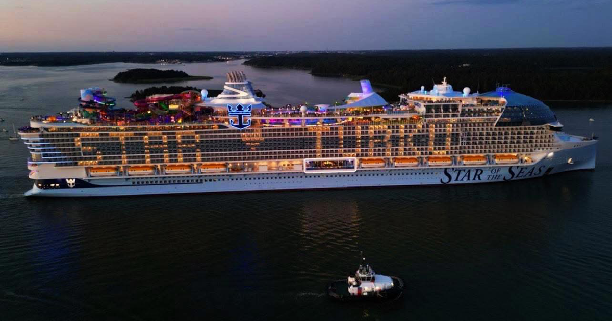 Star of the Seas Departs Finland: Royal Caribbean’s Newest Ship Begins Journey to Port Canaveral